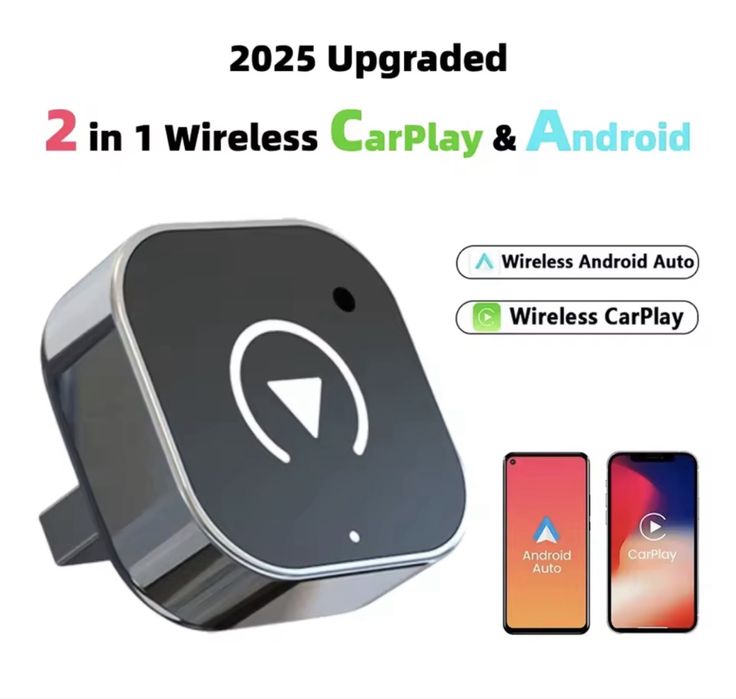 Adaptor Wireless Dongle CarPlay & Android Auto