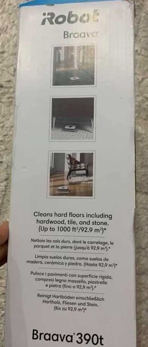 Irobot Braava 390Turbo mop robot NOU SIGILAT Nu Roborock Xiaomi drone