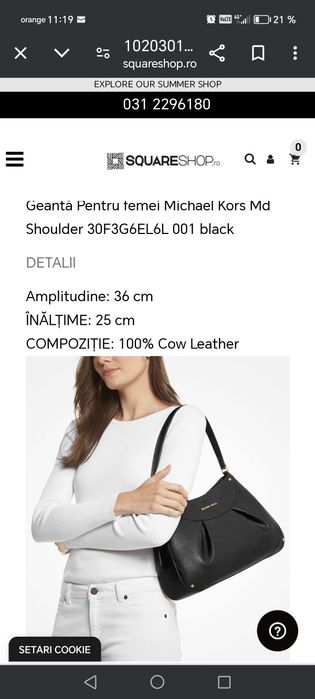 Geantă Michael Kors 100% piele