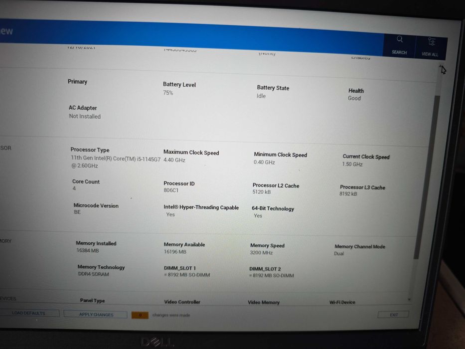 Лаптоп Dell Latitude 3520 16gb