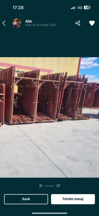 Schela metalica pentru fatade