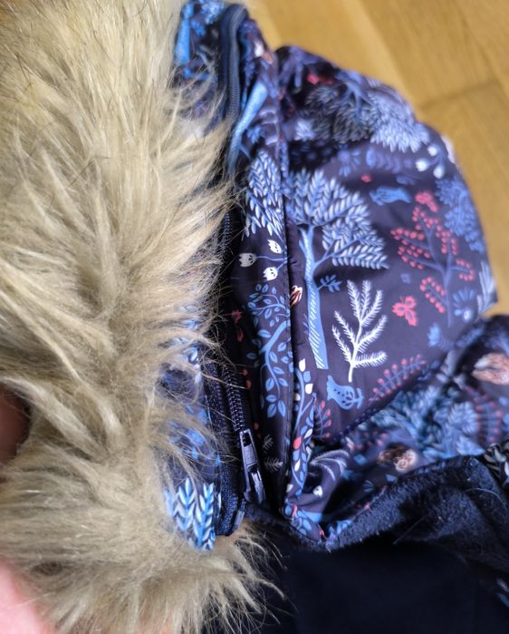 Топло детско яке 122 см