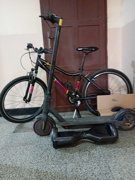 Продавам: велосипед NORDEN (by Drag) 26”; електрически скутер Xiaomi; и ховърборд