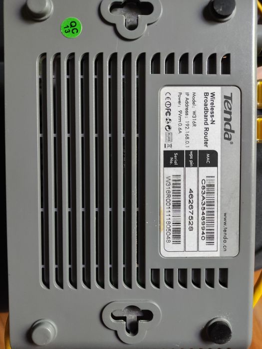 Роутер tenda W316R