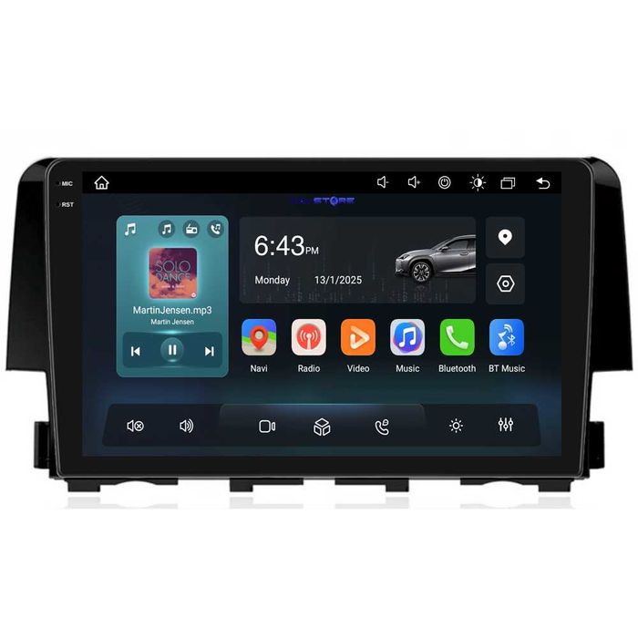 Navigatie Dedicata Honda Civic (2015-2021), 9Inch, Carplay
