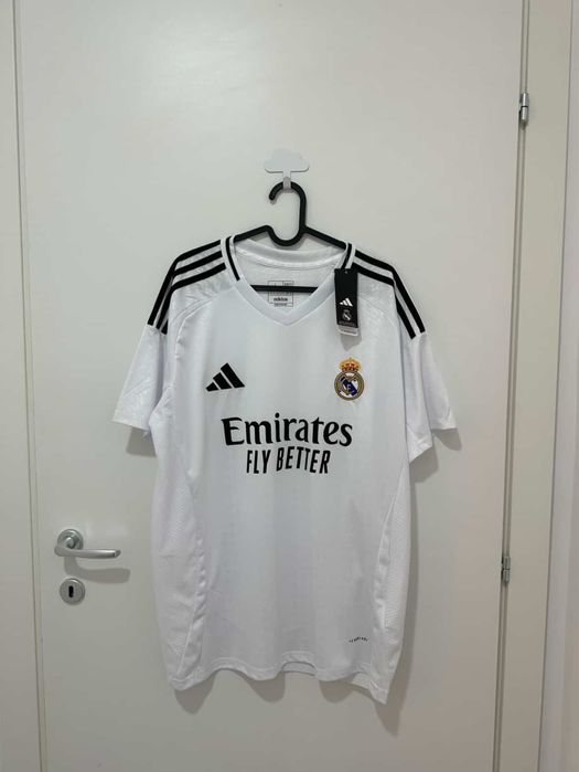 Real Madrid 2024/25 Home Alb – Tricou Adidas Nou cu Etichetă