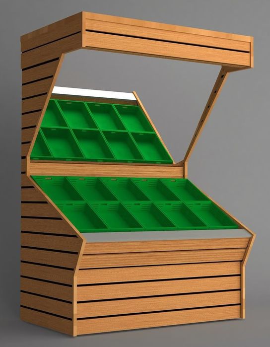 Овощная полка с зеркалом