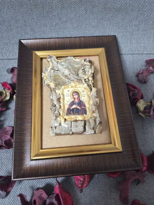 Icoană lucrată manual