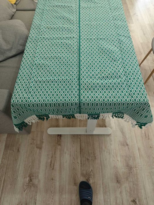 Ocazie Față de masă tradițională țesută manual 150x110 cm piesă veche
