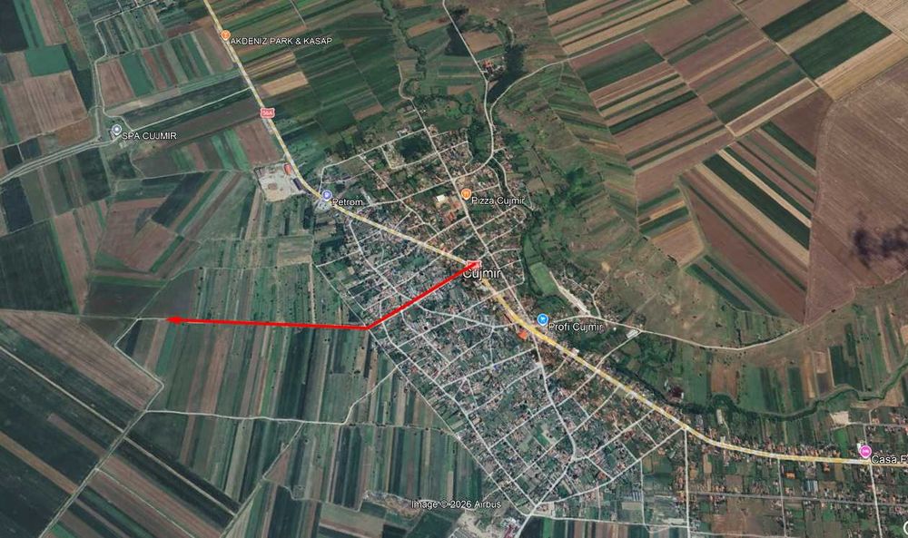 Teren extravilan de vanzare, com. Cujmir