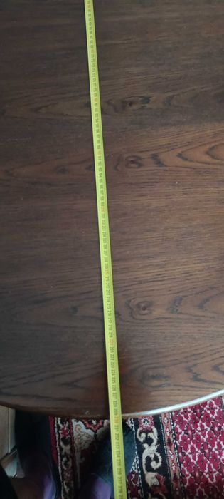 Masa Lemn Masiv, culoare stejar + 6 scaune tapitate