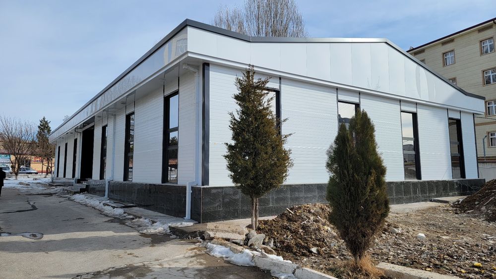 Стройка, строительство, ремонт, qurilish, сендвич, лёгкий тип, здание