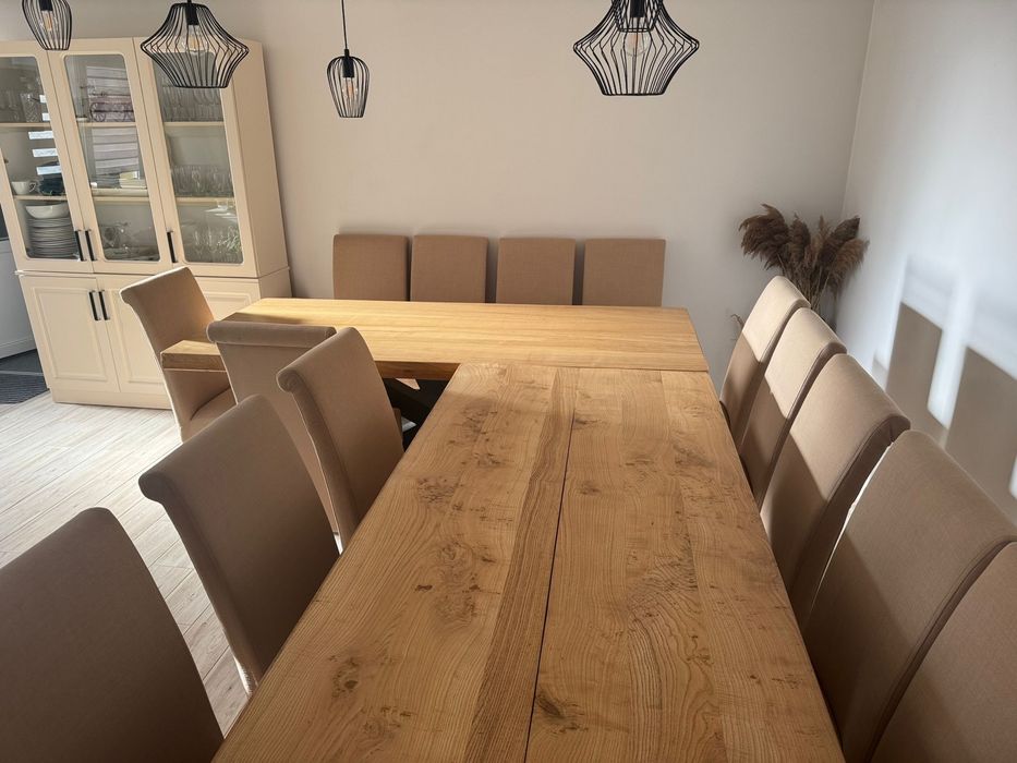 Scaune tapitate lemn masiv