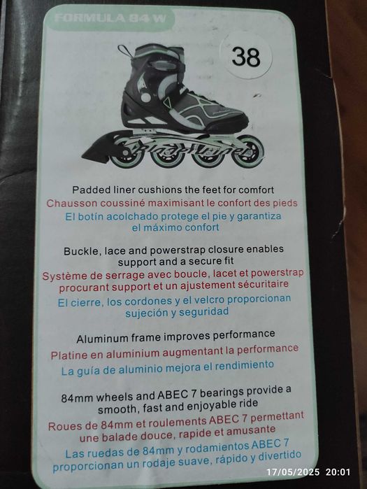 Дамски ролери Bladerunner Formula 84 размер 38