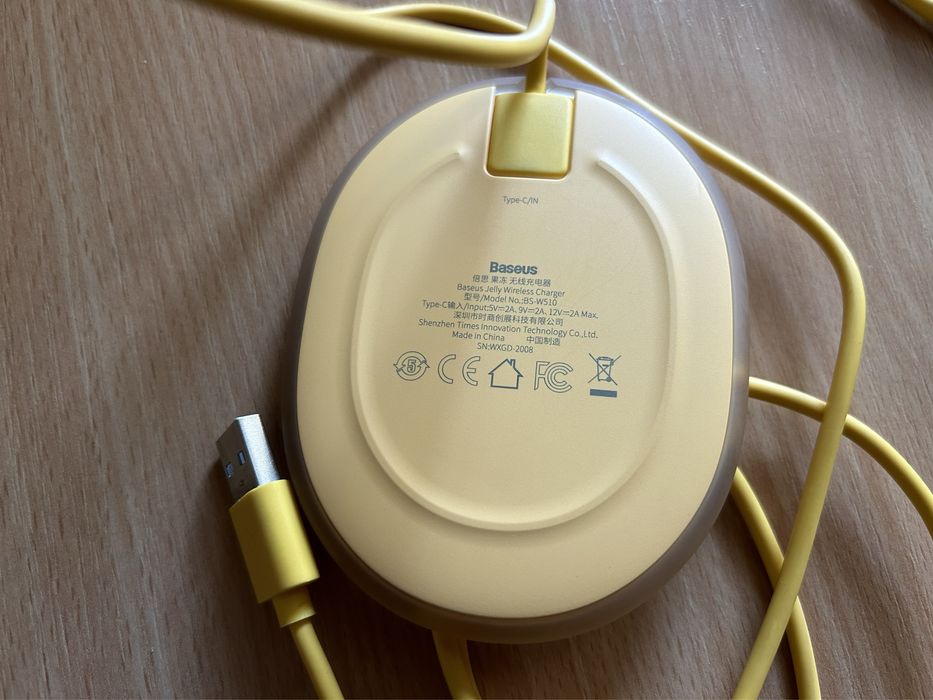 Wireless charger incarcator Baseus Jelly diverse culori