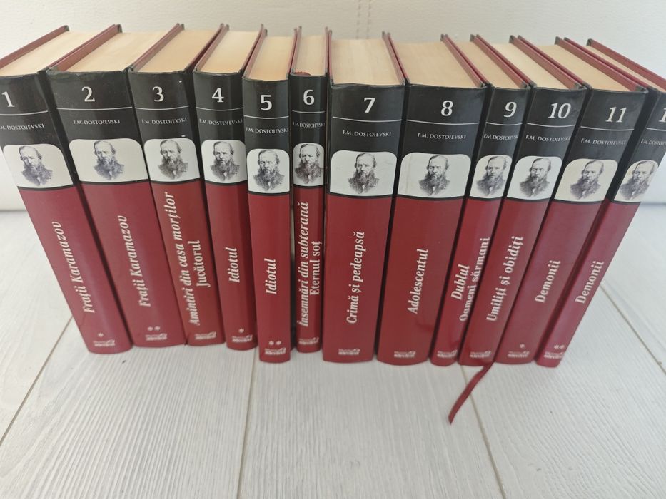 Colecția Dostoievski, Adevărul, Completa, 12 vol, Stare Foarte Buna