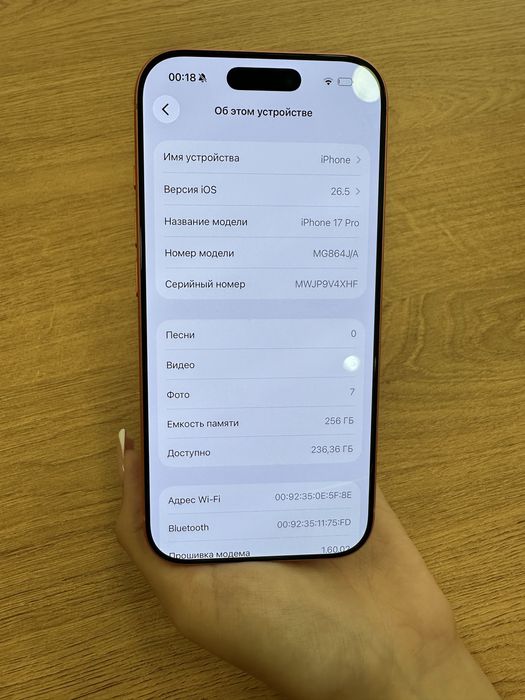 iPhone 17 Pro 256GB Orange eSim