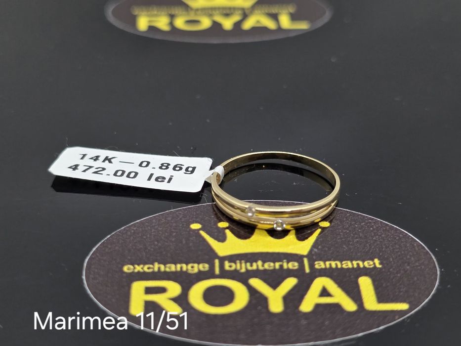 Bijuteria Royal: Inel aur 14k/0.86 gr