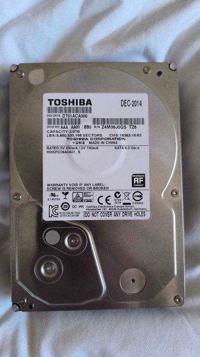 Жесткие диске HDD