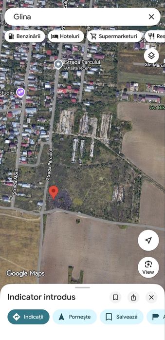 Teren intravilan destinat locuinte parcului primarie glina parcelabil