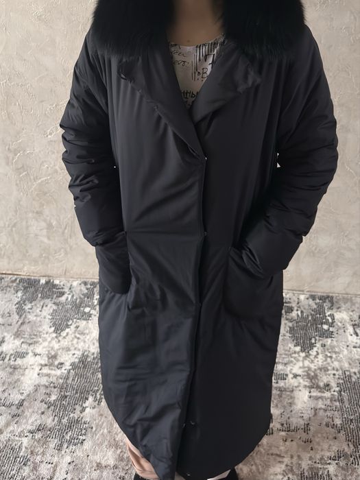 Длинная женская куртка