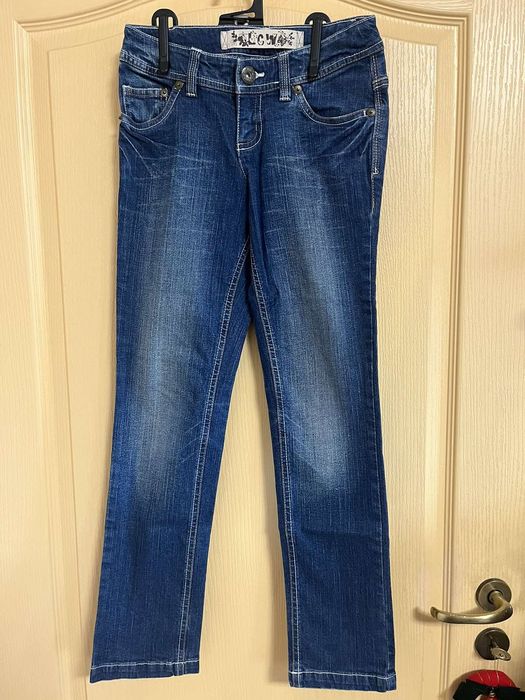 Дънки слим Zara и още три чифта прави дънки за момиче