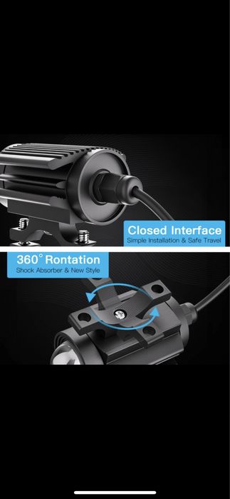 Proiectoare LED metal moto auto ATV suv tractor etc