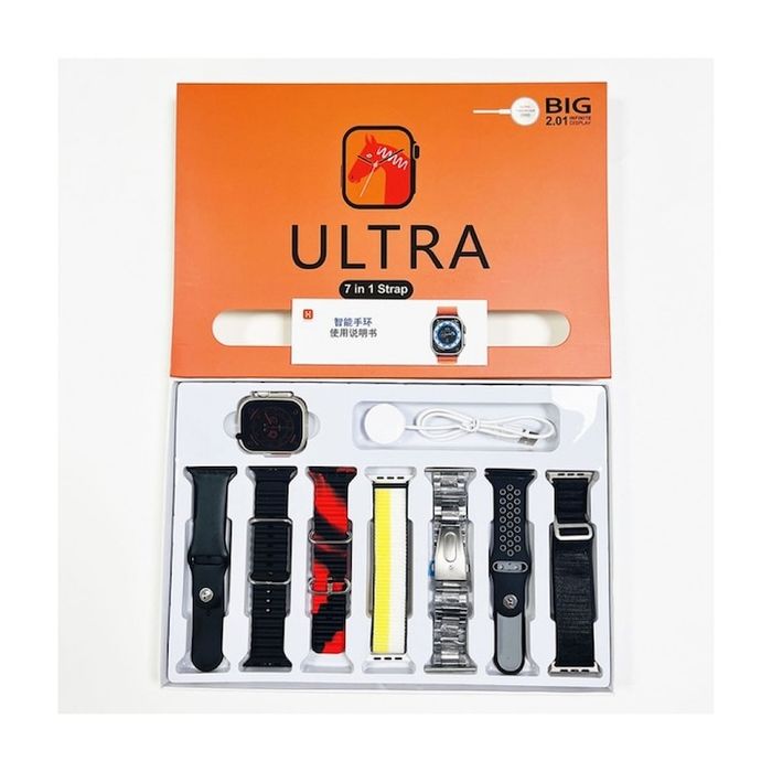 Смарт часовник Y60 Ultra 7 в 1, Водоустойчив, Bluetooth обаждания