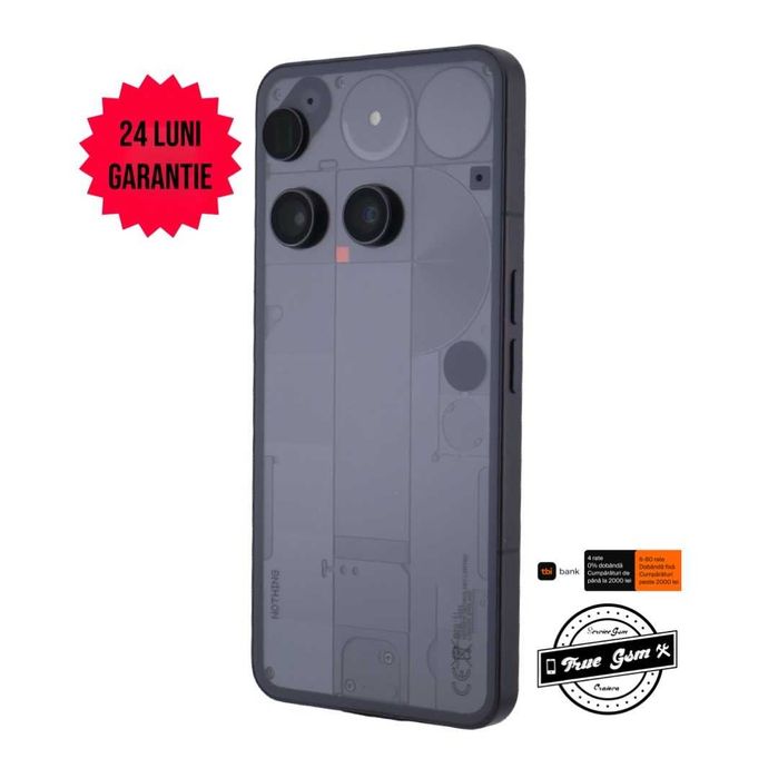 Nothing Phone 3 256GB Black - GARANTIE 24 LUNI | TrueGSM