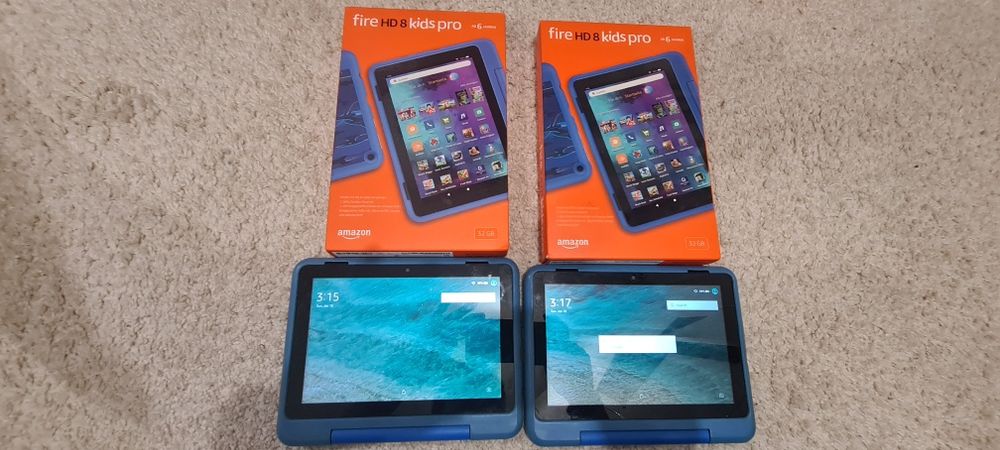 Tableta Amazon Fire HD 8 Kids Pro 8 inchi HD 6-12 ani 32 GB Sky Blue