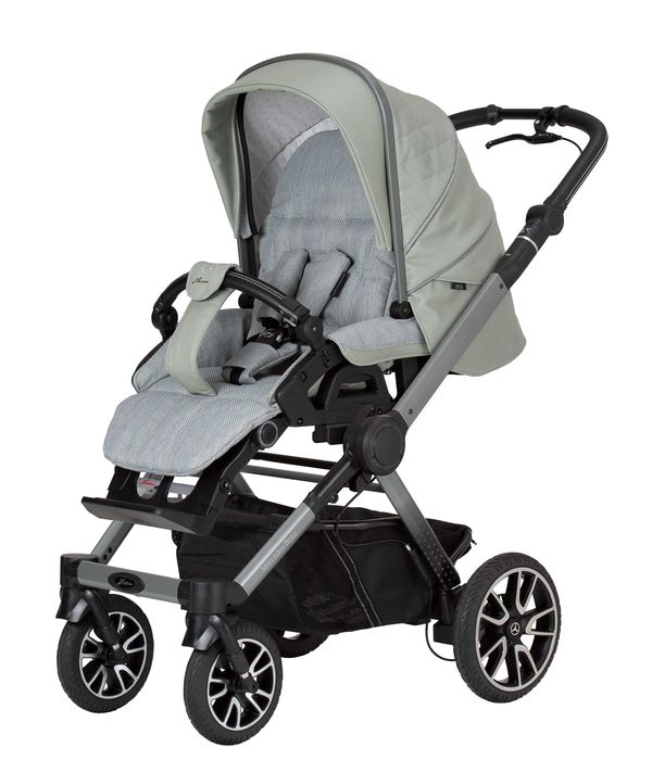 Vand carucior 2 in 1 NOU! Mercedes-Benz Avantgarde GTS Performance Sage Grey cu maner reversibil