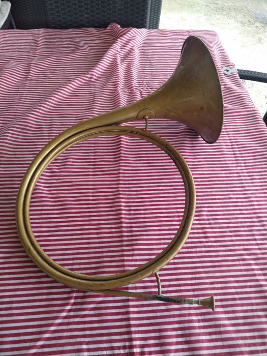 Продавам Англииска медна ловна тръба антикварна