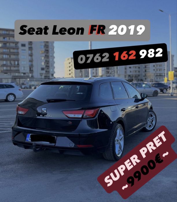 Seat LEON FR 2019 facelift Euro 6 consum mic 1.6 tdi diesel 9900€