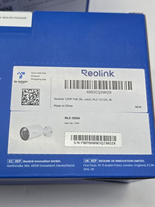 Camera de supraveghere Reolink RLC 1212A, PoE, Sigilate