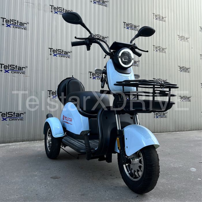Електрическа триколка 2+1 750.1 NEW ТИП VESPA STYLE 2025
