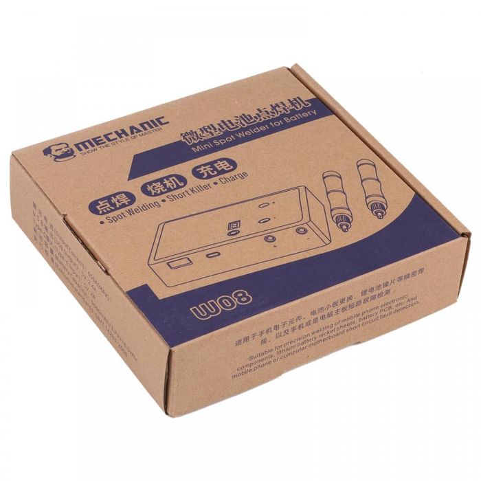 mechanic w08 преносим мини акумулаторен апарат за точково заваряване