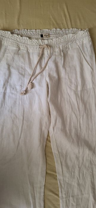 Pantaloni de in albi, mărime M, Roxy