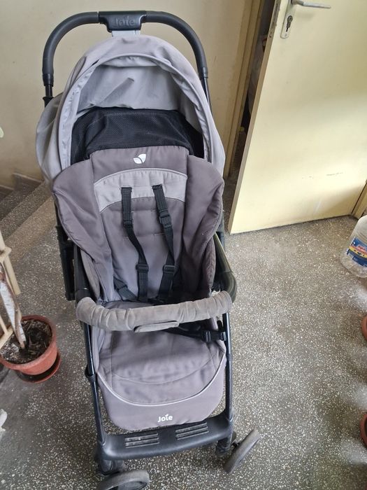 Carucior cu maner reversibil, Mirus Dark Pewter, Joie