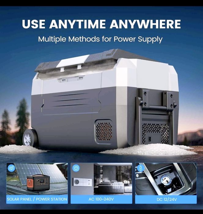 Frigider portabil 45L cu Bluetooth