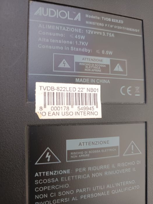 Tv 12v audiola full hd led