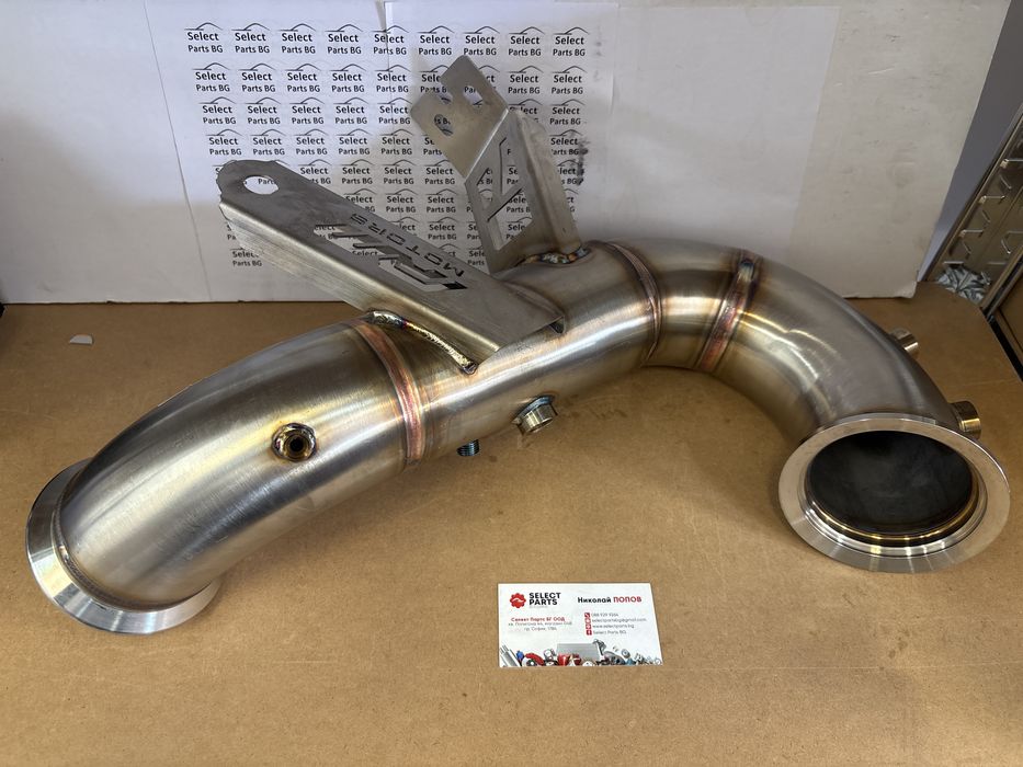 Downpipe RM Motors Даунпайп мерецедес mercedes CLA A45 S AMG 812105