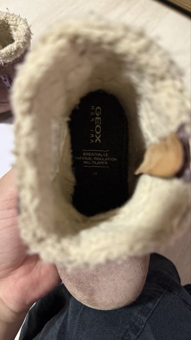 Короткие сапоги для девочки от Geox 22р