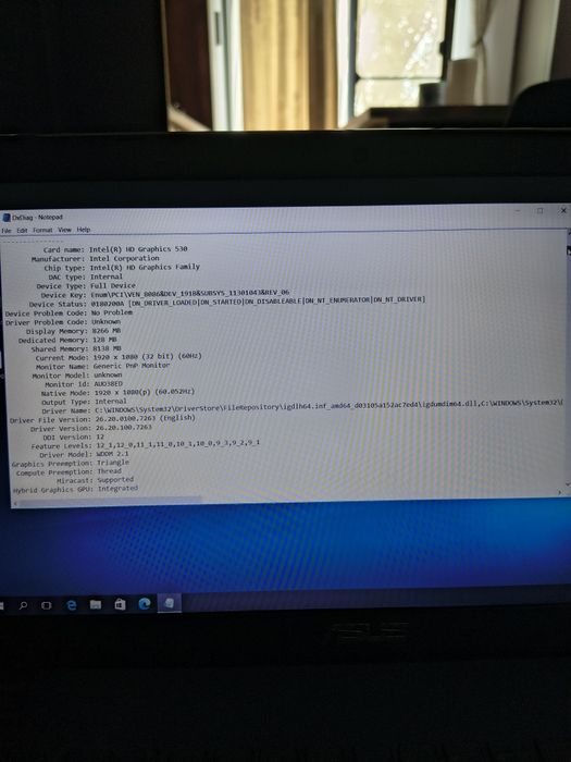 Laptop Asus X550VX