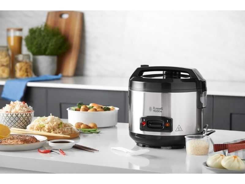 Оризоварка и Уред за Готвене с Пара 2 в 1 Russell Hobbs 27080-56