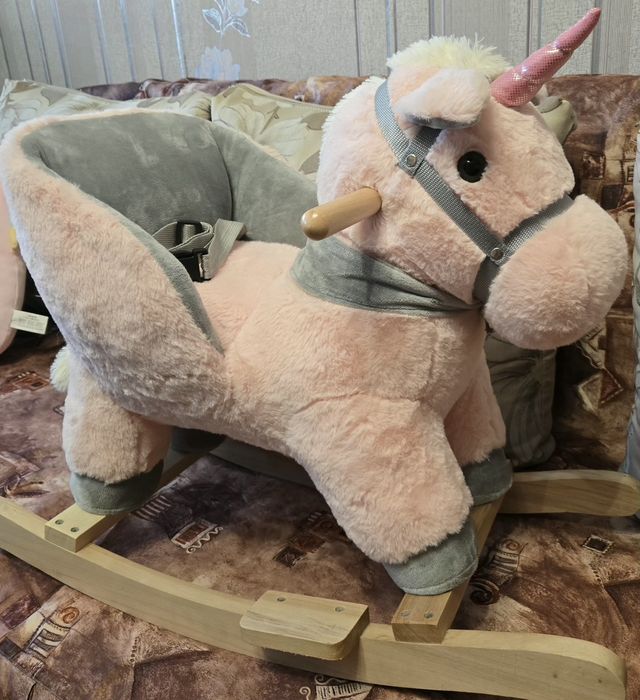 Moni Музикално конче люлка Еднорог Cookie