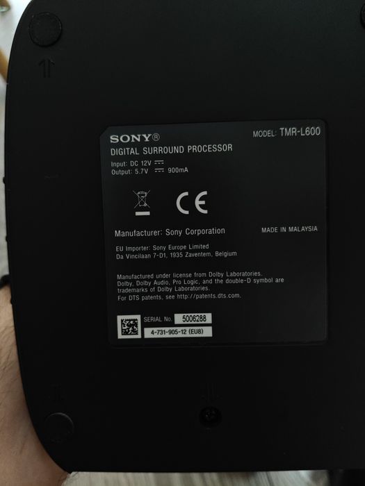 Съроунд Слушалки 7.1  Sony Wh-L600 безжични
