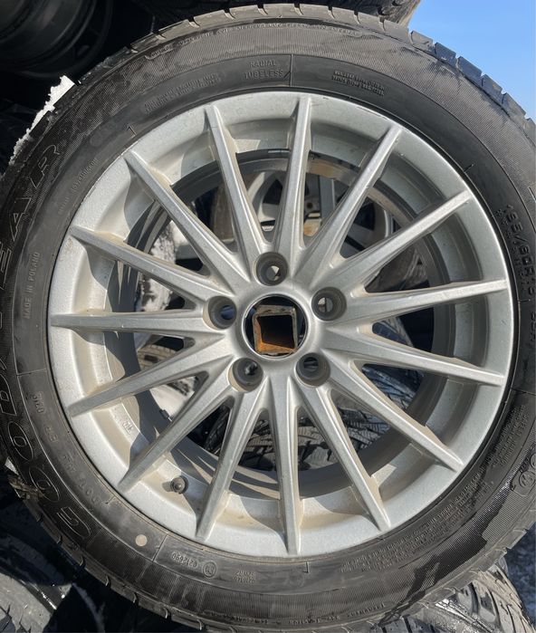 Set jante aliaj R16 Alfa Romeo Fiat 5x98 cu anvelope de vara