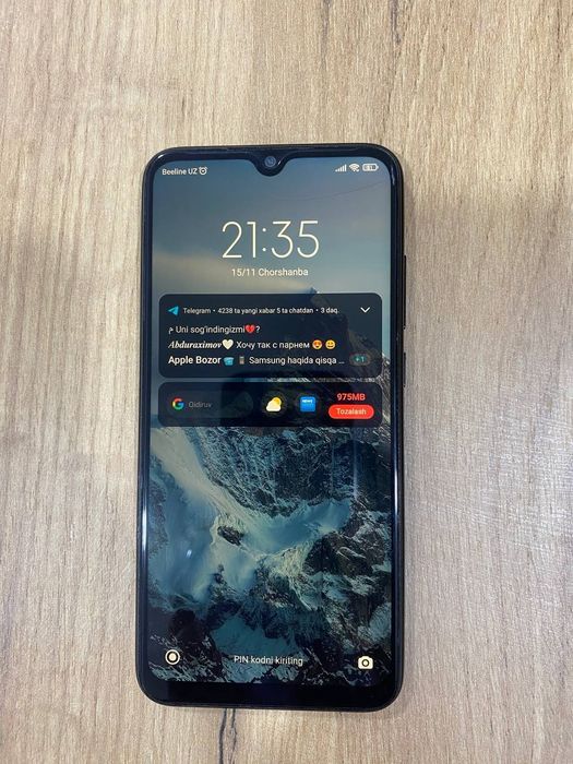 Redmi note 8 /32g xotira