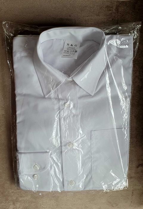 Cămașă albă damă cu mânecă lungă - Pompieri - mărimea 33/II