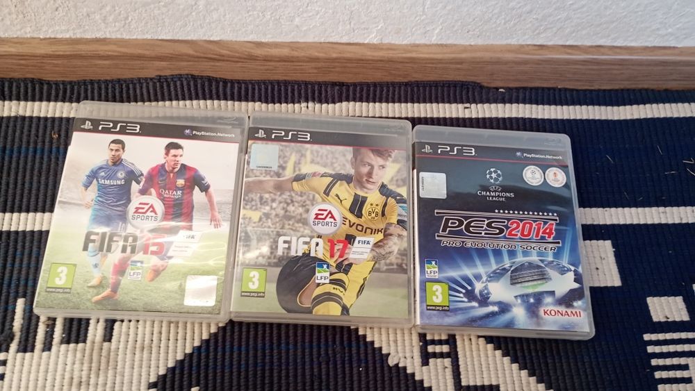 FIFA 15, 17 și PES 2014 pentru PS3